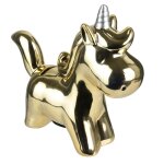 Tirelire enfant licorne dor�