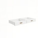 Tiroirs set de 2 blanc 23. 7x94. 2x59. 8cm