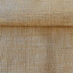 Tissu en jute enduite lamine naturel 123 cm