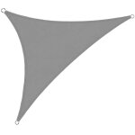 Toile ombrage triangulaire gris dperlant 200x200x200cm