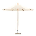 Toile de rechange blanche pour parasol rond 250cm