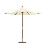 Toile de rechange blanche pour parasol rond 300cm