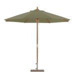 Toile de rechange marron pour parasol rond 250cm