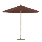 Toile de rechange marron pour parasol rond 300cm