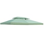 Toile de rechange tonnelle vert 3 x 4 m Toile de rechange tonnelle vert 3 x 4 m