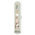 Toise animaux de la ferme 142x27, 5cm Toise animaux de la ferme 142x27, 5cm