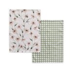 Torchon (2 pices) 100% coton multicolore 70x50 cm