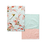 Torchon (2 pices) 100% coton multicolore 70x50 cm