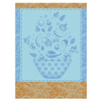 Torchon en coton bleuet 60 x 80 Torchon en coton bleuet 60 x 80