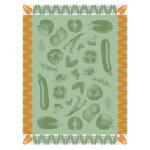 Torchon en coton courgette 60 x 80 Torchon en coton courgette 60 x 80