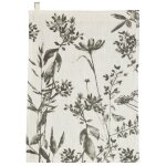 Torchon en coton gris 50x70 cm