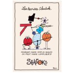 Torchon en coton multicolore 48x72 cm