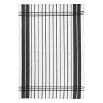 Torchon en coton noir 50 x 70