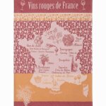 Torchon en coton rouge 50x75 cm cm