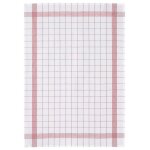 Torchon en coton rouge 55x75 cm