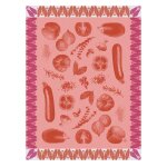 Torchon en coton tomate 60 x 80 Torchon en coton tomate 60 x 80
