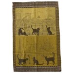 Torchon de cuisine en coton jacquard