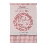 Torchon en jacquard de coton rouge 50x75 Torchon en jacquard de coton rouge 50x75