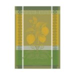 Torchon pur coton jaune 56x77 cm