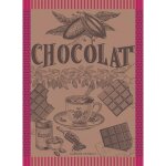 Torchon pur coton rose 56x77 cm Torchon pur coton rose 56x77 cm