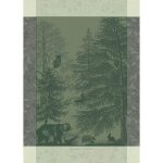 Torchon pur coton vert 56x77 cm Torchon pur coton vert 56x77 cm