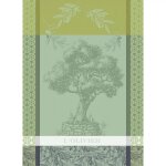 Torchon pur coton vert 56x77 cm Torchon pur coton vert 56x77 cm
