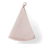 Torchon vaisselle rond coton 60x60cm rose
