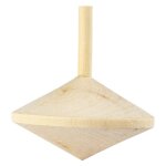 Toupie en bois à customiser d5, 5cm Toupie en bois à customiser d5, 5cm