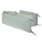 Tour de lit bb 60x120 et 70x140 en coton bio vert