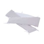 Tour de lit bébé pour berceau 55x70 cm en gris Tour de lit bébé pour berceau 55x70 cm en gris