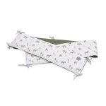 Tour de lit pour berceau ovale 55x70 cm imprim jungle