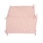 Tour de lit rose clair