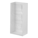 Tour de rangement maquillage - h25 cm - blanc