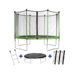 Trampoline en vert � 365 m