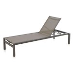 Transat en aluminium taupe