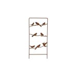 Treillage dcoratif en fer oiseaux 15 x 1 x 38 cm