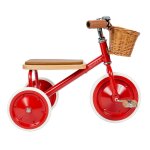 Tricycle vintage en métal rouge Tricycle vintage en métal rouge