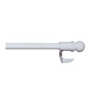 Tringle extensible autobloquante 40  60cm - blanc