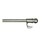 Tringle extensible autobloquante 40  60cm - nickel