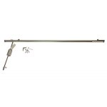 Tringle de porte universelle sans perage 20 l 100 cm - nickel
