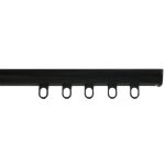 Tringle rail pour rideau l. 3 m - noir Tringle rail pour rideau l. 3 m - noir