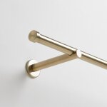 Tringle  rideaux en acier dor 1, 9x180 cm