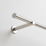 Tringle � rideaux en acier gris �2, 9x150 cm