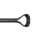 Tringle à rideaux noir en métal d2, 5cm, 106, 7 - 304, 8 cm Tringle à rideaux noir en métal d2, 5cm, 106, 7 - 304, 8 cm