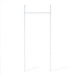 Tringle  rideaux sans perage sparateur de pice blanc