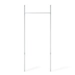 Tringle  rideaux sans perage sparateur de pice nickel