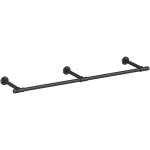 Tringle  vtements murale acier noir