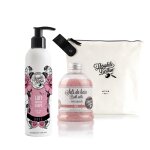 Trousse autour de la rose lait et sels bain