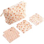 Trousse de toilette + 6 carres ponge esmee