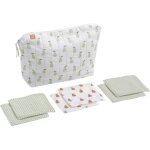 Trousse de toilette et 6 ponges botanica